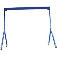Grue-portique ajustable en acier, 20' lo, Capacit&eacute; 8000 lb (4 tonnes) Helyx Safety & Industrial Supplies