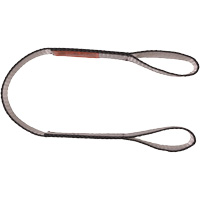 Polyester Web Sling, Double Ply, Double Eye, Type 3, 1" W x 4' L, 3100 lbs. Vertical Cap. Helyx Safety & Industrial Supplies