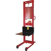 Winch Stacker, Hand Winch Operated, 1000 lbs. Capacity, 70" Max Lift Helyx Safety & Industrial Supplies