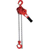 VQ Super Series Lever Hoist, 5' Lift, 2200 lbs. (1.1 tons) Capacity, Grade 100 Alloy Chain Helyx Safety & Industrial Supplies