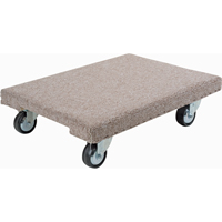 Wood Dollies - Medium-Duty, Polyolefin Wheels, 900 lbs. Capacity, 18" W x 24" D x 7" H Helyx Safety & Industrial Supplies