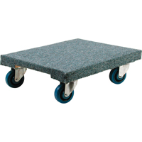 Wood Dollies - Heavy-Duty, Rubber Wheels, 1400 lbs. Capacity, 18" W x 24" D x 7" H Helyx Safety & Industrial Supplies