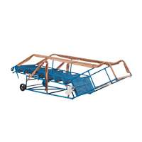 Escabeau roulant certifi&eacute; CSA avec marche verrouillable, 8 marches, Largeur de la marche 30", Hauteur de la plateforme 72", Acier Helyx Safety & Industrial Supplies