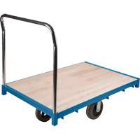 Chariot &agrave; plateforme robuste, 48" lo x 24" la x Capacit&eacute; 2000 lb, Roues en Caoutchouc Helyx Safety & Industrial Supplies