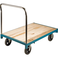 Heavy-Duty Platform Truck, 48" L x 30" W, 2000 lbs. Capacity, Rubber Casters Helyx Safety & Industrial Supplies