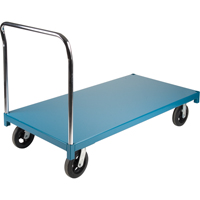 Chariot &agrave; plateforme robuste, 60" lo x 30" la x Capacit&eacute; 2000 lb, Roues en Caoutchouc Helyx Safety & Industrial Supplies