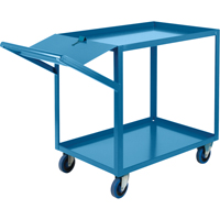 Chariots &agrave; cueillette, 36" h x 24" la x 64" p, 2 Tablettes, Capacit&eacute; 1200 lb Helyx Safety & Industrial Supplies