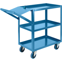 Chariots &agrave; cueillette, 36" h x 18" la x 46" p, 3 Tablettes, Capacit&eacute; 1200 lb Helyx Safety & Industrial Supplies
