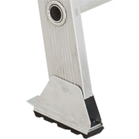 Industrial Heavy-Duty Straight Ladders, 8', Aluminum, 300 lbs., CSA Grade 1A Helyx Safety & Industrial Supplies