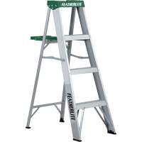 Escabeaux commerciaux (s&eacute;rie 2400), 4', Aluminium, Capacit&eacute; 225 lb, Type 2 Helyx Safety & Industrial Supplies