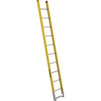 Single Section Straight Ladder - 6100 Series, 10', Fibreglass, 375 lbs., CSA Grade 1AA Helyx Safety & Industrial Supplies