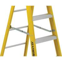 Escabeaux industriels robustes (s&eacute;rie 6900), 4', Fibre de verre, Capacit&eacute; 300 lb, Type 1A Helyx Safety & Industrial Supplies