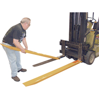 Fork Extensions, 63" L x 7" W, For Fork Width of 6" Helyx Safety & Industrial Supplies