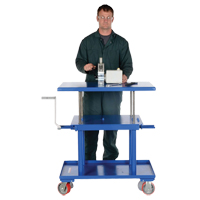 Hydraulic Lift Table, 24" L x 36" W, Steel, 2000 lbs. Capacity Helyx Safety & Industrial Supplies