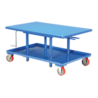 Post Lift Table, 42" L x 30" W, Steel, 2000 lbs. Capacity Helyx Safety & Industrial Supplies
