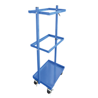 Chariot &agrave; cueillette, Acier, 30-11/16" la x 19-1/4" p, 3 tablettes, Capacit&eacute; 300 lb Helyx Safety & Industrial Supplies