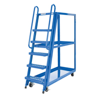 Chariot &agrave; cueillette, Acier, 21-7/8" la x 56-1/8" p, 3 tablettes, Capacit&eacute; 1000 lb Helyx Safety & Industrial Supplies