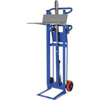 Gerbeur &agrave; plateforme hydraulique, M&eacute;canisme Pompe au pied, Capacit&eacute; de 750 lb, Levage max de 52" Helyx Safety & Industrial Supplies