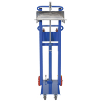 Gerbeur &agrave; plateforme hydraulique, M&eacute;canisme Pompe au pied, Capacit&eacute; de 750 lb, Levage max de 52" Helyx Safety & Industrial Supplies