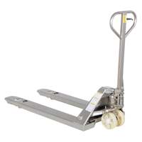 Transpalette, Acier inoxydable, 48" lo x 27" la, Capacit&eacute; 5500 lb Helyx Safety & Industrial Supplies
