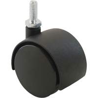 Twin Wheel Caster (300/400 Series), Swivel, 2" (51 mm) Dia., 75 lbs. (34 kg.) Capacity Helyx Safety & Industrial Supplies