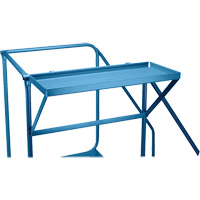 Mechanics/Maintenance Rolling Ladder, Steel, 4 Steps, 38" Platform Height Helyx Safety & Industrial Supplies
