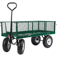 Wagons With Fold-Down Racks, 24" W x 48" L, 800 lbs. Capacity Helyx Safety & Industrial Supplies