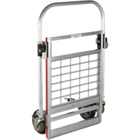 Four Wheel Folding Platform Truck, Aluminum, 750 lbs., 31" L x 23-1/4" W, 39" High Helyx Safety & Industrial Supplies