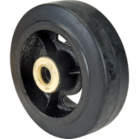Roues en caoutchouc, 6" (152 mm) dia. x 2" (51 mm) la, Capacit&eacute; de 550 lb (249 kg) Helyx Safety & Industrial Supplies