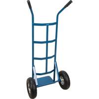 All-Welded Hand Truck, Dual Handle, Steel, 46" Height, 600 lbs. Capacity Helyx Safety & Industrial Supplies