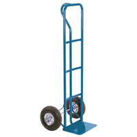 All-Welded Hand Truck, P-Handle Handle, Steel, 51" Height, 600 lbs. Capacity Helyx Safety & Industrial Supplies
