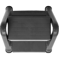 Escabeau repliable, 2 marches, 19-1/2" x 20-1/2" x Hauteur 22-3/4" Helyx Safety & Industrial Supplies