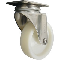 Roulette, Pivotant, 4" (101,6 mm), Nylon, 200 lb (91 kg) Helyx Safety & Industrial Supplies