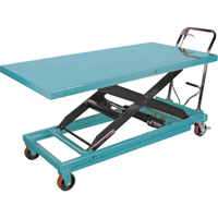 Table &eacute;l&eacute;vatrice robuste &agrave; ciseaux hydraulique, 63" lo x 31-7/8" la, Acier, Capacit&eacute; 1100 lb Helyx Safety & Industrial Supplies