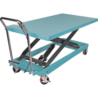 Table &eacute;l&eacute;vatrice robuste &agrave; ciseaux hydraulique, 63" lo x 31-7/8" la, Acier, Capacit&eacute; 1100 lb Helyx Safety & Industrial Supplies