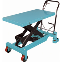 Table &eacute;l&eacute;vatrice robuste &agrave; ciseaux hydraulique, 40" lo x 20-1/8" la, Acier, Capacit&eacute; 2200 lb Helyx Safety & Industrial Supplies