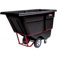 Tilt Truck, Polyethylene, 1 cu. yd., 1250 lbs. Load Capacity Helyx Safety & Industrial Supplies