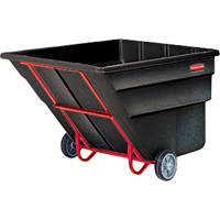 Tilt Truck, Polyethylene, 2 cu. yd., 2300 lbs. Load Capacity Helyx Safety & Industrial Supplies