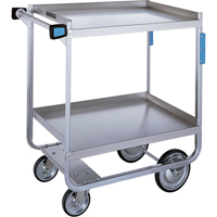 Chariots robustes &agrave; ch&acirc;ssis en U, 2 Tiers, 19-3/8" la x 34-1/2" h x 32-5/8" p, Capacit&eacute; 700 lb Helyx Safety & Industrial Supplies