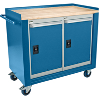 &eacute;tablis de service mobiles industriels, Bois Surface Helyx Safety & Industrial Supplies