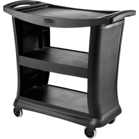 Chariot de service de direction, 3 tiers, 20" x 38" x 39", Capacit&eacute; 300 lb Helyx Safety & Industrial Supplies
