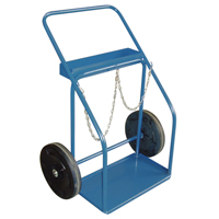 Chariots pour bouteilles de gaz, Roues Caoutchouc, Base de , 1000 lb Helyx Safety & Industrial Supplies