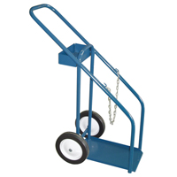 Chariots pour bouteilles de gaz, Roues Semi-pneumatique, Base de , 1000 lb Helyx Safety & Industrial Supplies