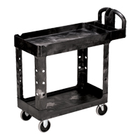 Chariot utilitaire robuste - 4500-88, 2 tiers, 17-1/8" x 33-1/4" x 39", Capacit&eacute; 500 lb Helyx Safety & Industrial Supplies