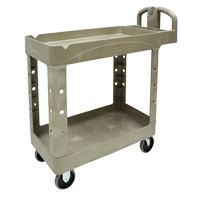 Chariot utilitaire robuste - 4500-88, 2 tiers, 17-1/8" x 33-1/4" x 39", Capacit&eacute; 500 lb Helyx Safety & Industrial Supplies