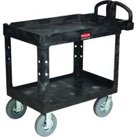 Chariot utilitaire robuste, 2 tiers, 25-1/4" x 37-1/8 x 36-3/8", Capacit&eacute; 500 lb Helyx Safety & Industrial Supplies