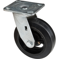 Mold-on Caster, Swivel, 6" (152.4 mm), Rubber, 550 lbs. (249 kg.) Helyx Safety & Industrial Supplies
