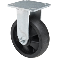 Roulettes haute temp&eacute;rature, Fixe, 6" (152,4 mm), Nylon, 880 lb (399 kg) Helyx Safety & Industrial Supplies