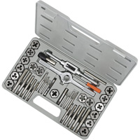 Jeu de taraud & fili&egrave;re SAE en acier rapide TD40H, 40 Morcea Helyx Safety & Industrial Supplies