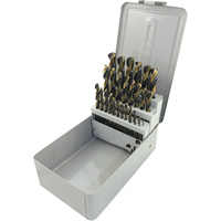 BG29 Jeu de forets JET-KUT Torque Drive, 29 morceaux, Acier rapide Helyx Safety & Industrial Supplies